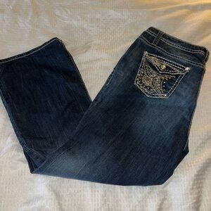 A.N.A Blue Jeans with Embellished Pockets women’s size 20W